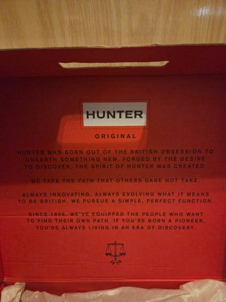 Botas de agua Hunter negras