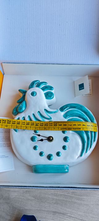 Orologio THUN Gallo Ceramica Pendule Coq