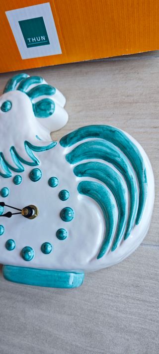 Orologio THUN Gallo Ceramica Pendule Coq