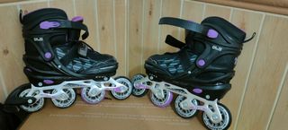 Patines más protecciónes