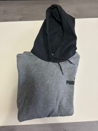 Jersey Puma Gris y Negro