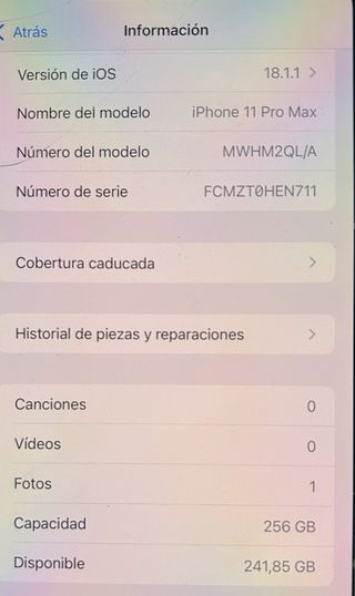 iPhone 11 Pro Max Verde Notte