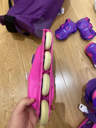 Patines Odexo Niña/Niño Talla 32-34 + Protecciones