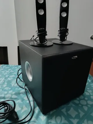 Altavoces Multimedia NGS Negro