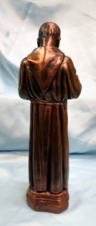 Statua San Pio da Pietrelcina - Effetto Rame Antic
