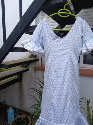 Vestido de flamenca con lunares