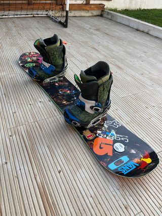 Snowboard Burton Joystick 157 + Fijaciones + Botas