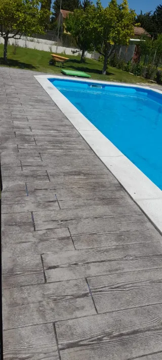 Pavimento hormigón impreso y pulido