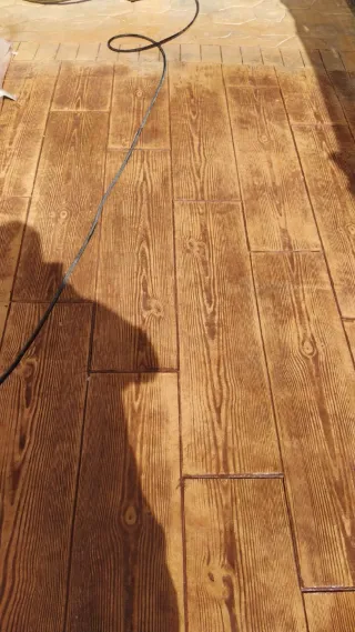 Pavimento hormigón impreso y pulido