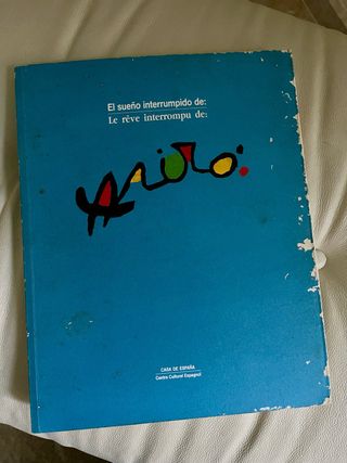 Libro ARTE bilingüe:El sueño interrumpido de MIRÓ.