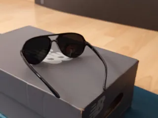 Gafas de sol Ray-Ban pasta negra lentes naranja