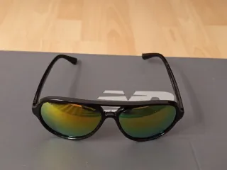 Gafas de sol Ray-Ban pasta negra lentes naranja