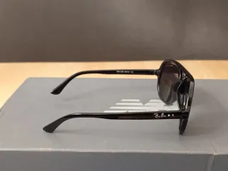 Gafas de sol Ray-Ban pasta negra lentes naranja