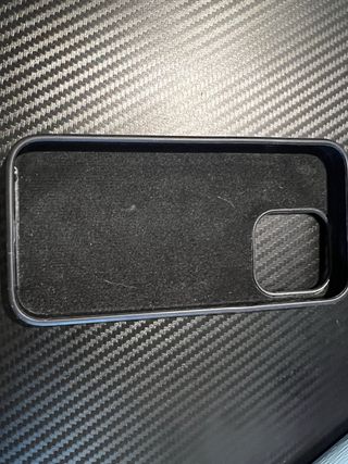 Custodia in silicone per iPhone 13 Pro, nera
