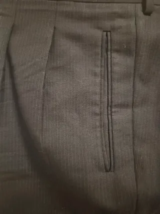 Traje de hombre azul marino talla grande