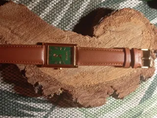 Tank Orologio Lucien Rochat Rettangolare Verde