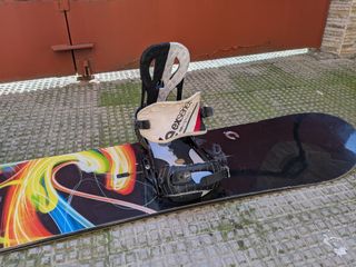 Tabla Snowboard Burton Custom 162w + Fijaciones