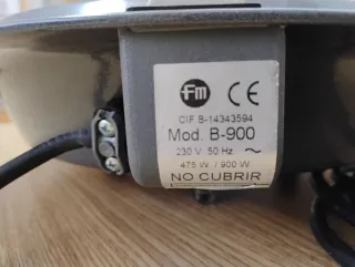 Brasero Eléctrico FM