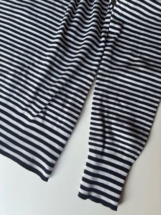 Jersey cuello alto rayas marca, L/34 pero talla M