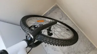 Bicicleta Rockrider 20 blanca