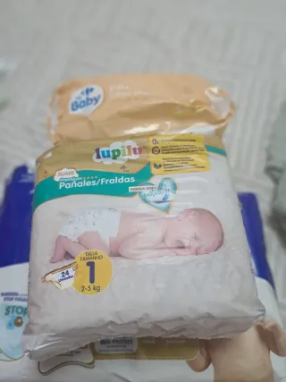 Pañales Talla 1 (2-4 Kg) Disney Baby, dodot , lupi