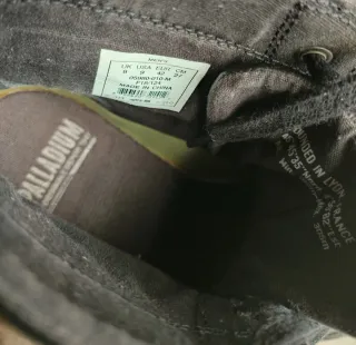 Scarpe Palladium in pelle nere