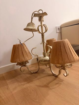 Lámpara de techo rústica