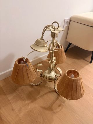 Lámpara de techo rústica