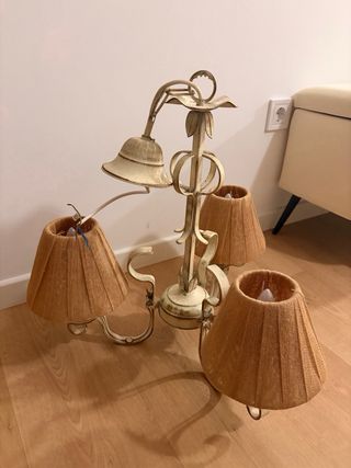 Lámpara de techo rústica