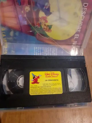 Lote 4 Películas VHS Disney Clásicos Español