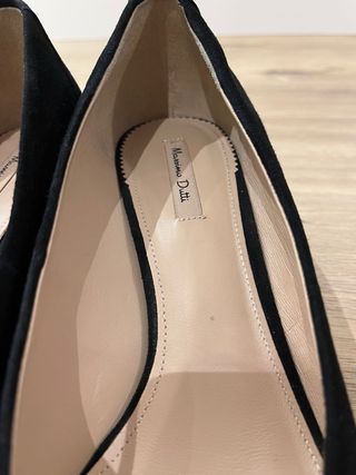 Zapatos de salón negros Massimo Dutti