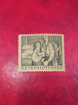 Álbum 64 Sellos Checoslovaquia- Eslovenia-Yugoslav