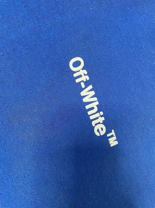 Felpa Off-White Blu Multicolore