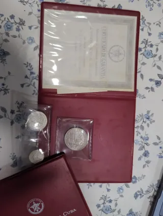 Set monedas Banco Nacional Cuba 50 años
