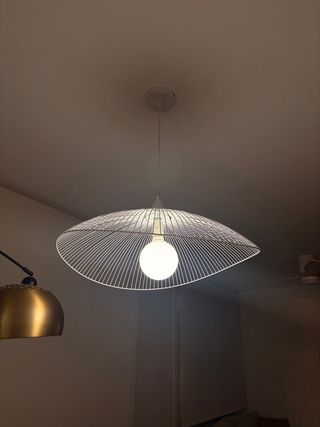 Lámpara de techo colgante blanca