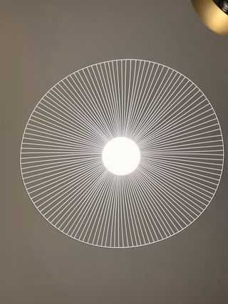 Lámpara de techo colgante blanca