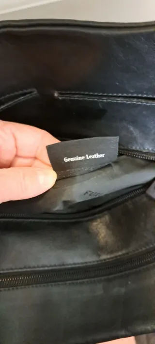 Borsa Furla vera pelle nera