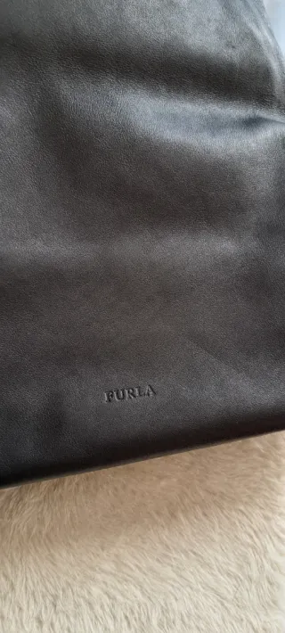 Borsa Furla vera pelle nera