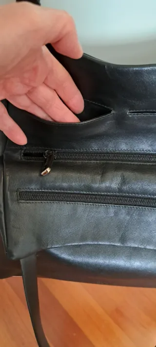 Borsa Furla vera pelle nera