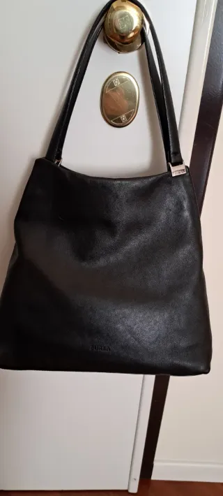 Borsa Furla vera pelle nera