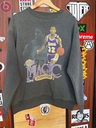Felpa Vintage Salem Sportswear Magic Johnson NBA