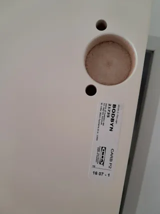 Puerta armario Ikea blanca 40x200cm