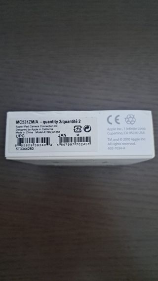 Kit Connessione iPad Apple CCK + Cavi