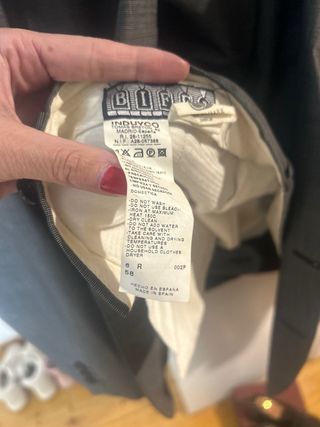 Traje Corte Inglés Gris Talla 58