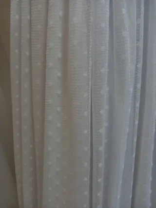 Vestido Comunión Talla 135 cm y zapatillas