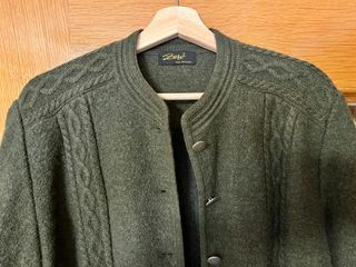 Chaqueta Zero 100% Lana Verde oliva