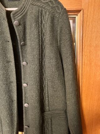 Chaqueta Zero 100% Lana Verde oliva