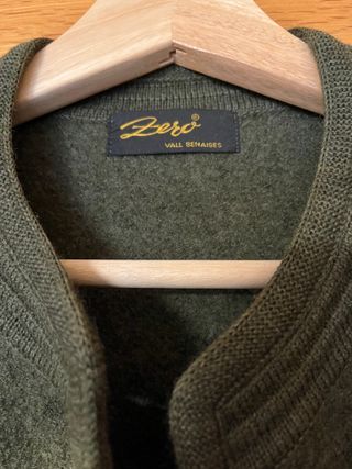 Chaqueta Zero 100% Lana Verde oliva