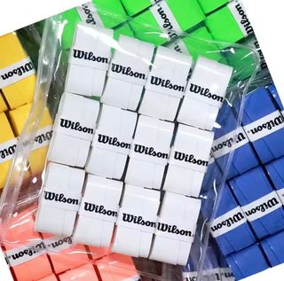 45 Overgrips Wilson Lisos Blancos Tenis/Pádel
