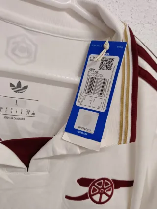 Camiseta Arsenal AFC 3 JSY Talla L Original actual